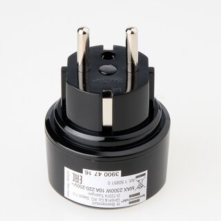 Reisestecker-Adapter Australien/China auf Deutschland 10A/250V mit Sicherung &ndash; Brennenstuhl