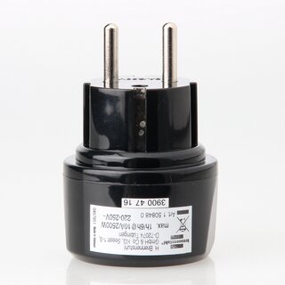 Reisestecker-Adapter Schweiz auf Deutschland 10A/250V &ndash; Brennenstuhl
