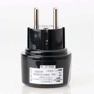 Reisestecker-Adapter Schweiz auf Deutschland 10A/250V