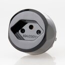 Reisestecker-Adapter Schweiz auf Deutschland 10A/250V...