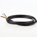 PVC-Lampenkabel schwarz 3-adrig 3x0,75 mm H03VV-F...