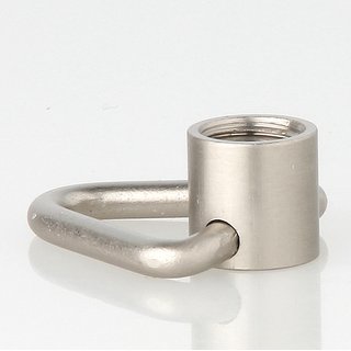 Ringnippel edelstahloptik beweglicher Bügel dreieckig M10x1 Innengewinde