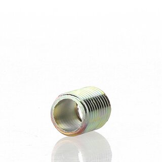 R1/4 Zoll Gewinderohr Eisen verzinkt &ndash; 15 mm Lnge, Rundgewinde, fr Lampen- und Leuchtenbau