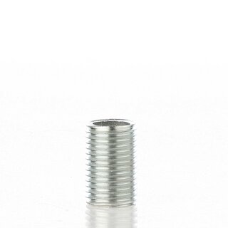 R1/4 Zoll Gewinderohr Eisen verzinkt &ndash; 20 mm Lnge, Rundgewinde, fr Lampen- und Leuchtenbau