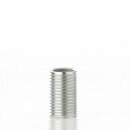 R1/4 Zoll Gewinderohr Eisen verzinkt – 20 mm Länge, Rundgewinde, für Lampen- und Leuchtenbau