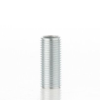 R1/4 Zoll Gewinderohr Eisen verzinkt &ndash; 30 mm Lnge, Rundgewinde, fr Lampen- und Leuchtenbau