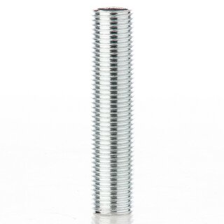 R1/4 Zoll Gewinderohr Eisen verzinkt – 60 mm Länge, Rundgewinde, für Lampen- und Leuchtenbau