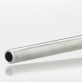R1/4 Zoll Gewinderohr Eisen verzinkt &ndash; 1000 mm (1 Meter ) Lnge, Rundgewinde, fr Lampen- und Leuchtenbau