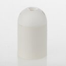 E27 Thermoplast Fassung wei Glattmantel 2-teilig M10x1...