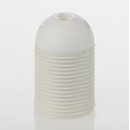 E27 Fassung wei Gewindemantel 2-teilig M10x1 IG Thermoplast