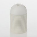 E27 Thermoplast Fassung wei Gewindemantel 2-teilig M10x1...