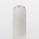 E14 Lampenfassung wei, Gewindemantel, 2-teilig, M10x1...