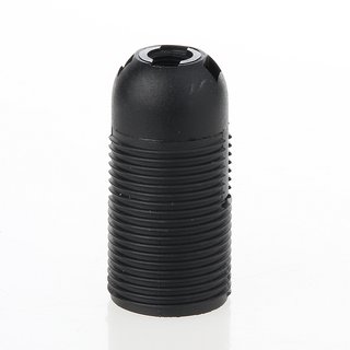 E14 Unterring Schraubring Thermoplast schwarz 43x10mm für Kunststoff Fassung 