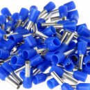 Aderendhülsen 2,5 mm² blau isoliert – 15 mm Länge – 100 Stück