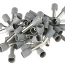 Aderendhülsen 4,0 mm² grau isoliert – 17 mm Länge – 50 Stück