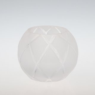Lampen Ersatzglas G9 opal satiniert klar geschliffen 80 mm Durchmesser H70 mm