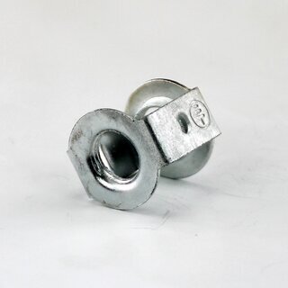 M10x1 Auslass-Gewindeadapter 20x18 mm aus gestanztem Eisen, verzinkt