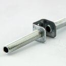 M10x1 Auslass-Gewindeadapter 19x20x20 mm aus gestanztem Eisen, verzinkt