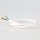PVC-Lampenkabel Rundkabel weiß 3-adrig 3x1,0 mm² Rundkabel mit integriertem Stahlseil als Zugentlastung - Meterware