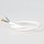 PVC Lampenkabel Rundkabel weiss 3-adrig, 3x1mm² mit integriertem Stahlseil als Zugentlastung