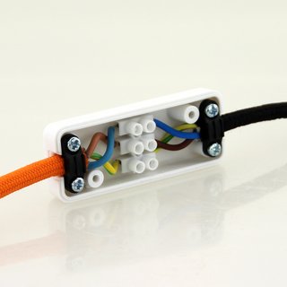 Kabel-Verbinderdose wei 3-polig 230V interbr