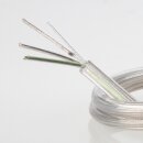 PVC-Lampenkabel Rundkabel transparent 3-adrig 3x0,75...