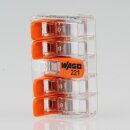 10 x Wago 221-415 Compact Verbindungsklemme 5-polig,...