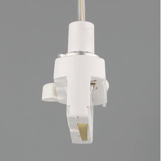 Euro-Adapter fr 3-Phasen-Stromschiene wei 10A/250V