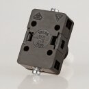 Lampen Einbauschalter – Einbau-Druckschalter weiß, 250V / 2A, 8 mm Achse 1-polig