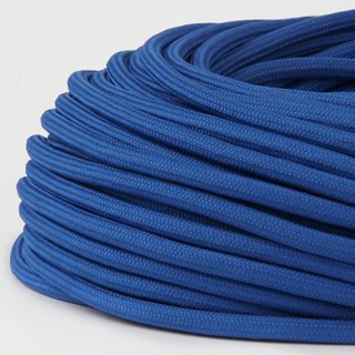 Textilkabel Stoffkabel dunkelblau 3-adrig 3x0,75 Zug-Pendelleitung S03RT-F 3G0,75