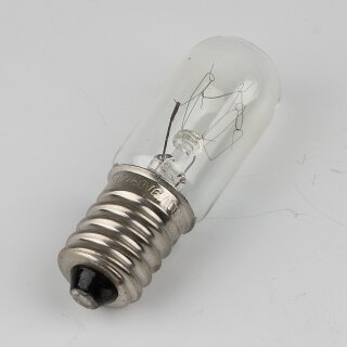 E14 Röhren-Glühlampe 10W 60V – 16x54 mm, passend für Diamantschliffkappen