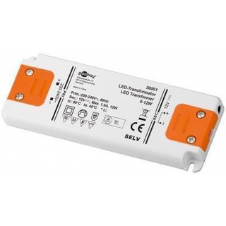 LED-Trafo 12 V (DC)/12 W 12 V DC fr LEDs bis 12 W Gesamtlast