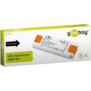 LED-Trafo 12 V (DC)/30 W 12 V DC für LEDs bis 30 W Gesamtlast