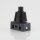 Lampen Einbauschalter – Einbau-Druckschalter schwarz, 250V / 2A, 8 mm Achse 1-polig