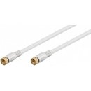 1,5 m SAT TV Antennen-Flachkabel F-Stecker auf F-Stecker...