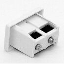 Tischleuchten Wippschalter – Lampen Einbau-Wippschalter weiß, 250V / 2A, mit Schraubanschluss