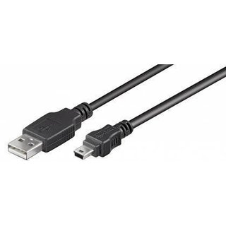 1,0 m USB 2.0 Hi-Speed Kabel USB Stecker auf USB Mini-Stecker