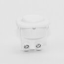 Inter Bär Lampen Einbau-Wippschalter weiß – EIN/AUS, 6A / 250V, Schraubanschluss