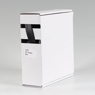 9,5 auf 4,8 mm 6,5 m Schrumpfschlauch-Box schwarz...