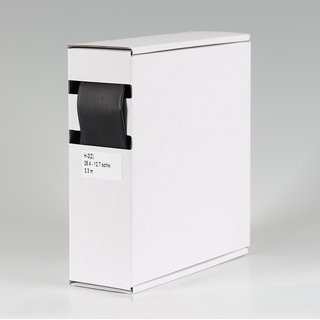 25,4 auf 12,7 mm 3,3 m Schrumpfschlauch-Box schwarz...