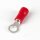 100 x Ringkabelschuh rot isoliert 0,5-1,5 mm² M3.7