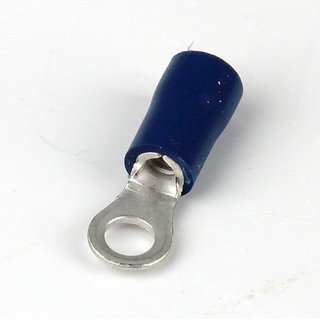100 x Ringkabelschuh blau isoliert 1,5-2,5 mm M3.7
