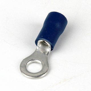 100 x Ringkabelschuh blau isoliert 1,5-2,5 mm M4.3