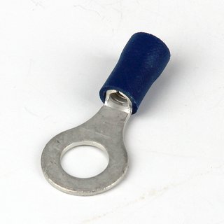 100 x Ringkabelschuh blau isoliert 1,5-2,5 mm M6.4