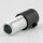 M13x1x20 Zugentlastung Klemmnippel, schwarz, mit Metall Außengewinde
