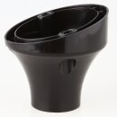 E27 Decken- / Wandfassung abgewinkelt schwarz 75W/250V