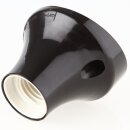 E27 Decken- / Wandfassung abgewinkelt schwarz 75W/250V
