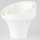 E27 Decken- / Wandfassung abgewinkelt weiß 75W/250V