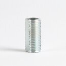 M10x1 Lampen-Gewinderohr mit Profil, Metall verzinkt...