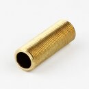 M13x1 Lampen-Gewinderohr Messing roh – 70 mm...